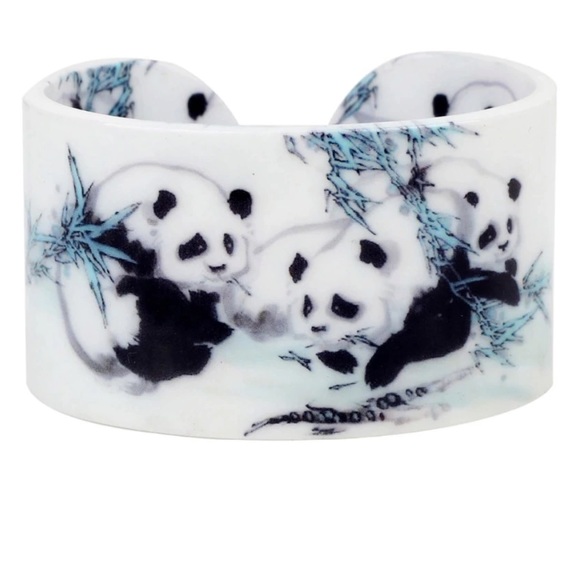 Dutch Girl Boutique Jewelry - Last One of the Save the Panda’s Bohemian Acrylic Bracelet NWT
